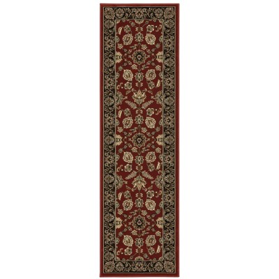Oriental Weavers Ariana 271C3 Red/ Black Indoor Area Rug - 2'3" x 7'9"