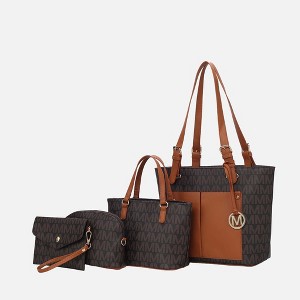 MKF Collection Havenly Women’s Tote Bag, Mini Tote Bag, Pouch and Wallet by Mia K - 1 of 4