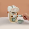 Freniland- Schema Wooden Toy Coffee Maker Set for 2 Years Toddlers,Pretend Play Espresso Machine with Cups and Coffee Pods - 3 of 4