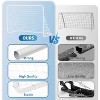 6x4FT Portable Soccer Goal, Backyard Soccer Net and Frame, Foldable Pop Up Soccer Nets Training Equipment Suitable with Carry Bag for Kids and Adults - 3 of 4