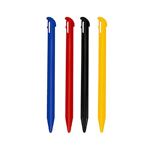 Kmd 4 Stylus Pens Pack Black Red Blue Pen Styluses Set Compatible With Nintendo New 3ds Xl Target