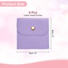 Unique Bargains PU Leather Soft Mini Jewelry Storage Pouches 6 Pcs - 2 of 4
