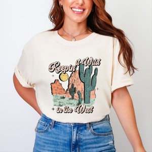 Simply Sage Market Keepin It Wild Colorful Garment Dyed Tee - 1 of 4