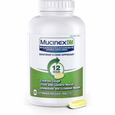 Mucinex Dm Tab 500