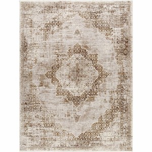 Hauteloom Kosta Beige & Blue Medallion Area Rug - 1 of 4