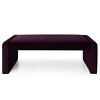 Kaia 47" Velvet Waterfall Upholstered Bench-Maison Boucle - 2 of 4