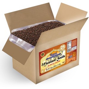 Black Mustard Seeds Whole- 400oz (25lbs) 11.36kg - Rani Brand Authentic Indian Products - 1 of 4