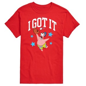 Men's - SpongeBob SquarePants - I Got It Patrick Baseball Short Sleeve Graphic T-Shirt - 1 of 4