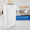 SereneLife 14,000 BTU Portable Air Conditioner with Dehumidifier & Fan - Built-in WiFi, 500 Sq Ft Coverage, Remote & Window Kit - SLPAC14.5 - 3 of 4