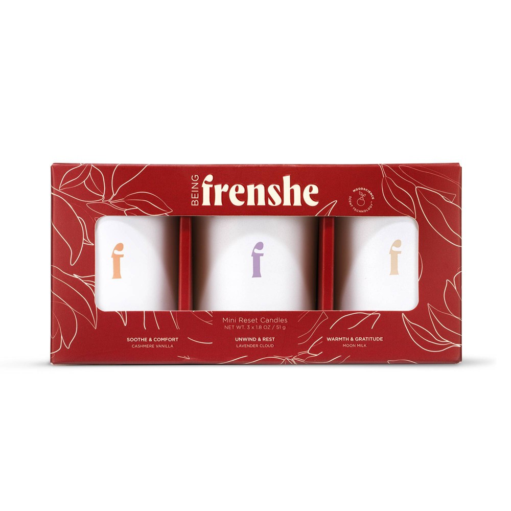 Being Frenshe Mini Reset Candle Trio Gift Set - 3pc