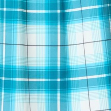 teal plaid