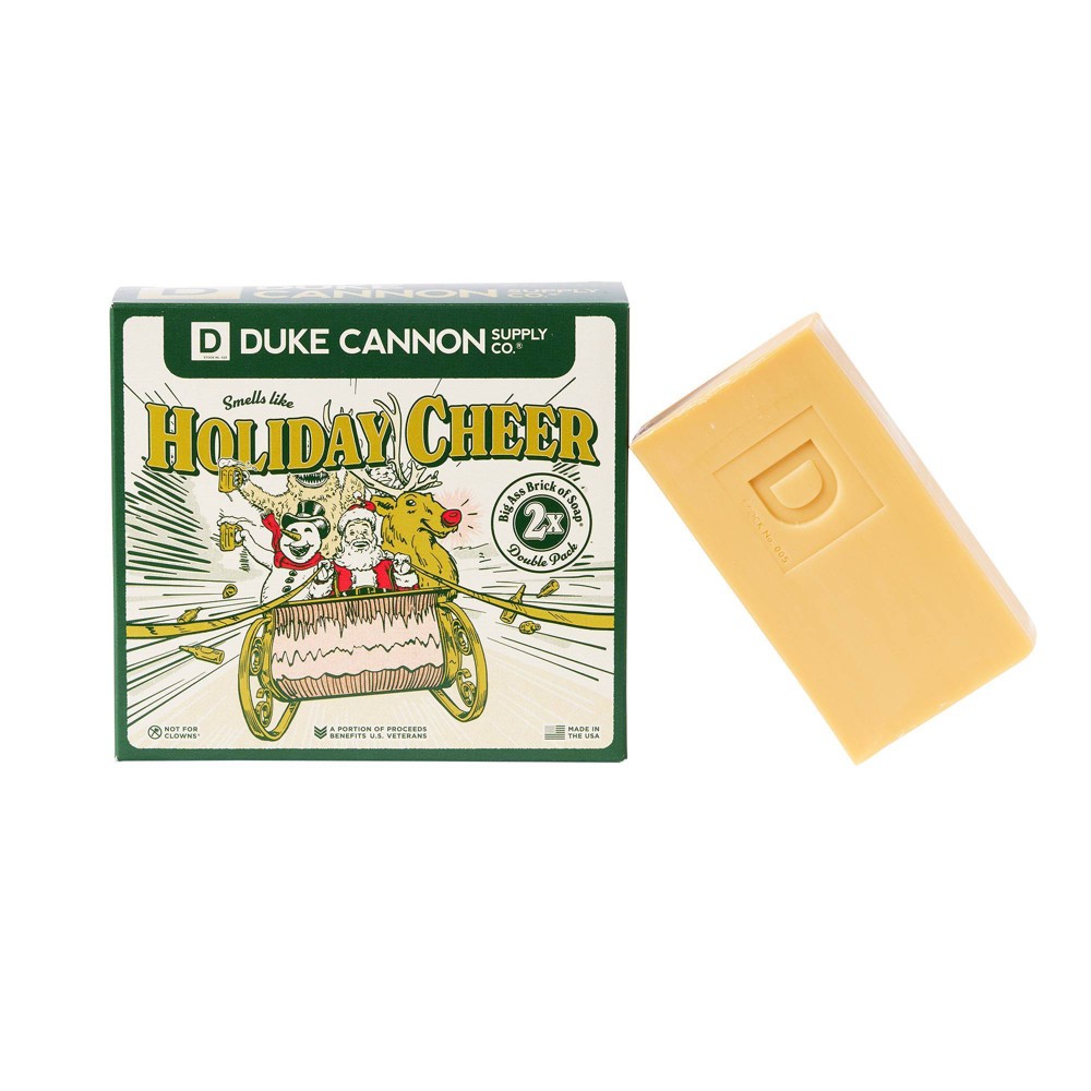 Duke Cannon Supply Co. Holiday Cheer Bar Soap - 20oz/2pk