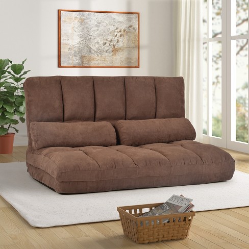 Cyrus 45.67 W Brown Tufted Polyester 5 Levels Adjustable Folding