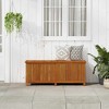Wooden Storage Box Brown vidaXL - 3 of 4