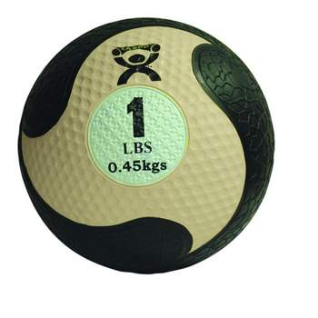 CanDo, Firm Medicine Ball, 8" Diameter, Yellow, 2 lbs.