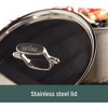 All-Clad BD55403 D5 Brushed Stainless Steel 5-ply Bonded Cookware, Saute Pan with lid, 3 quart, Silver - 4 of 4