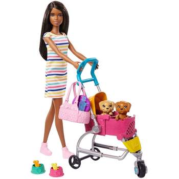 Barbie Stroll 'N Play Pups Doll Playset