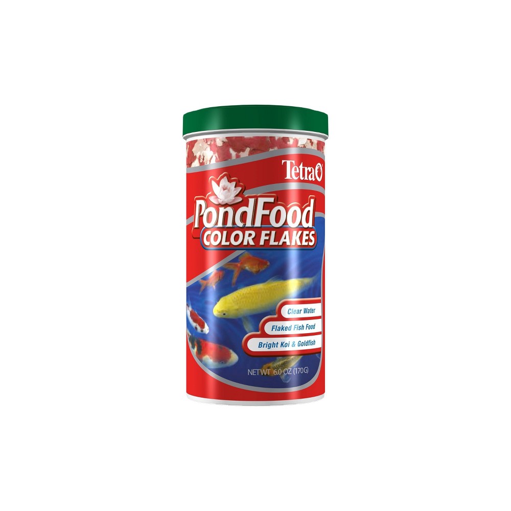 Tetra Enhancing Color Flaked Fish Flavor Dry Fish Food - 6oz