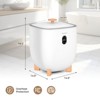 Costway Towel Warmer for Bathroom with 2 Heat Levels Timer Auto Shut off Towel Heater - 3 of 4