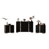 Modern Mirrored 6-Drawer Dresser with 2 Bedside Tables, 3-Piece Storage Cabinet Set for Bedroom, Living Room, or Entryway – The Pop Home - 3 of 4