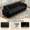 NicBex 96.06 Inch Teddy Fleece Sofa Couch 3-Seater Sofa with 2 Pillows for Living Room,Apartment,Bedroom - 4 of 4