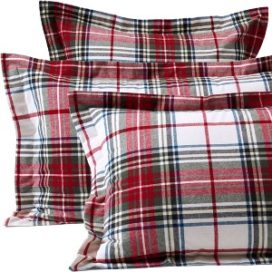 Lands' End Comfy Super Soft Cotton Flannel Pillow Sham - 5oz - 1 of 4