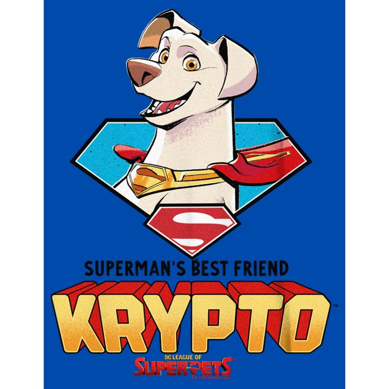 Boy's DC League of Super-Pets Krypto Superman's Best Friend T-Shirt, 2 of 6