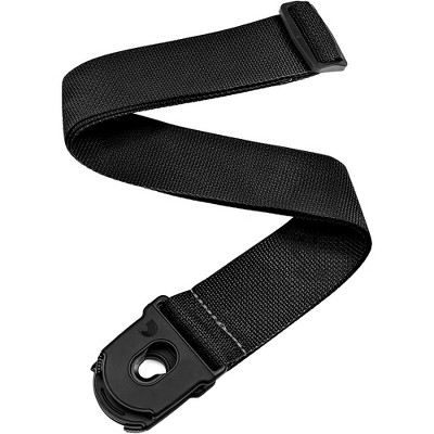 D'Addario Planet Waves 2" Polypropylene Planet Lock Guitar Strap Black