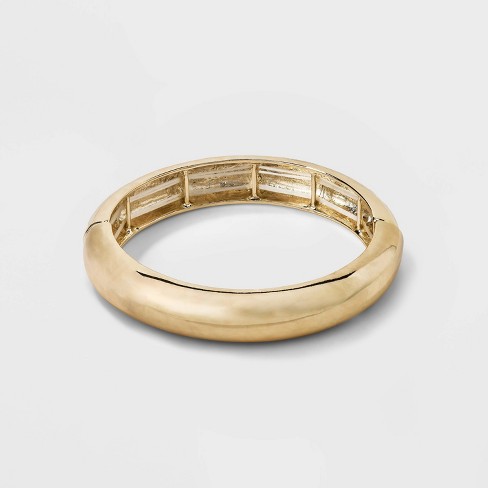 Katherine Rounded Bangles Brass