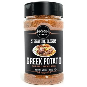 Fresh Finest Greek Potato Seasoning – All-Natural, Kosher – 6.63oz - 1 of 4