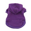 Doggie Design Flex-Fit Hoodie-Purple - 2 of 4