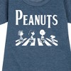 - Peanuts - Peanuts Crossing Road Graphic Short Sleeve Fleece Dress - 2 of 4