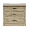 Teamson Home Stratford 22.25" x 24" 2-Door Removable Wall Cabinet, White - 3 of 4