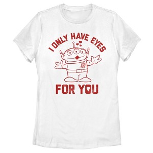 Women's Toy Story Alien I Only Have Eyes for You T-Shirt - 1 of 4