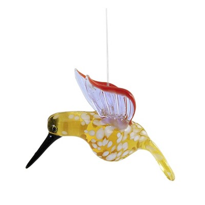 2.75 In Hummingbird Artgalss Hand Crafted Tree Ornaments