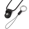 Unique Bargains Detachable Ring Neck Strap Lanyard Black for Cell Phone ID Card Holder - 4 of 4