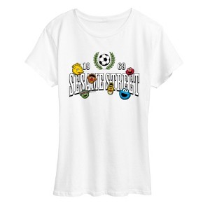 Women's - Sesame Street - Ss Soccer Jersey Short Sleeve Graphic T-Shirt - 1 of 4