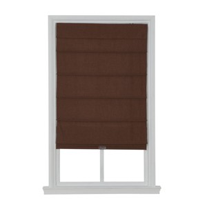 Home Basics Cordless Room Darkening Fabric Classic Roman Shade - 1 of 4