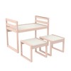 Whisen Kids Table & 2-Chair Set, Adjustable Height, Montessori-Style, Easy Assembly & Versatile for Play & Learning - 4 of 4