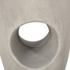 NAYSAYE Patio End Tables Sirius Side Table with Round Drum Design for Outdoor Use, Gray, 14.5"*14.5"*18.5" - 3 of 4
