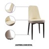 Kumasinova Dining Chairs Set of 2/4,PU Leather Kitchen Chairs with Thick Padded,Dining Table Chairs with Metal Legs,Dining Chair with Ergonomic Back - 3 of 4