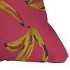 Deny Designs 18"x18" Oris Eddu Banana Lush Square Throw Pillow: Abstract Design, Machine Washable, Zippered - image 2 of 4