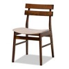 Set of 4 Devlin Upholstered Wood Dining Chairs - Baxton Studio - image 2 of 4