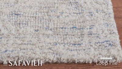 Elegant Midnight Bloom Hand-Tufted Wool Rug in Black and Ivory - 5' x 8'