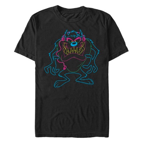 Men's Looney Tunes Taz Neon Outline T-Shirt - image 1 of 4