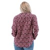 Aventura Clothing Women's Jollie Organic Printed Y-Neck Henley Top - 2 of 4
