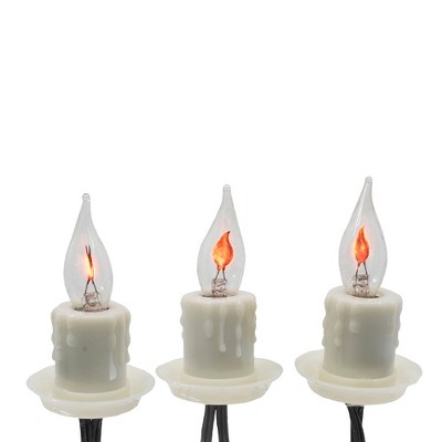 Kurt Adler 7-Light C7 Flicker Flame Candle Light Set