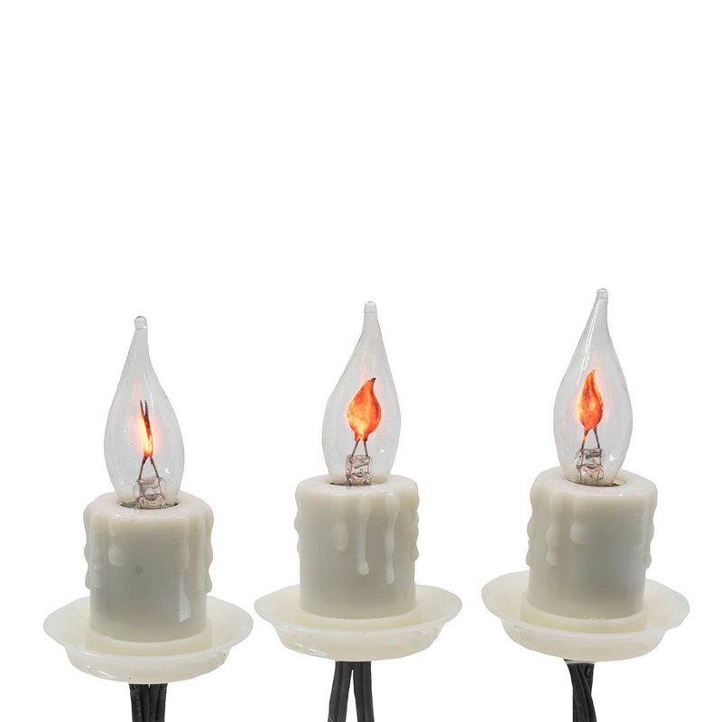 Kurt Adler 7-Light C7 Flicker Flame Candle Light Set, 1 of 4