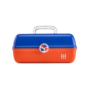 Caboodles School Spirit On-The-Go Girl Organizer - Blue Over Orange - 1 of 4