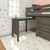 Max & Lily Twin-Size Low Loft with Pull-Out Desk and 3-Drawer Dressers - 3 of 4